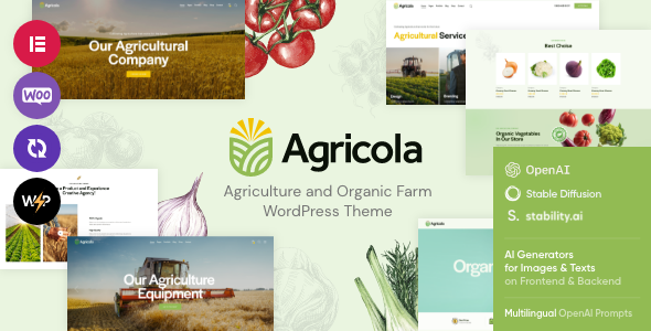 Agricola – Agriculture & Organic Farm Theme
