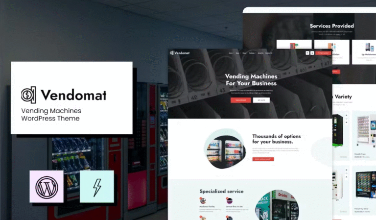 Vendomat - Máquinas expendedoras WooCommerce Tema