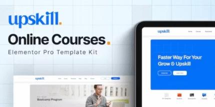 Upskill – Online Course Elementor Pro Template