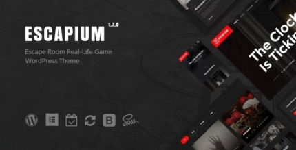 Escapium: Escape Room & Adventure WordPress Theme