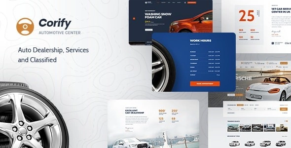 Corify – WordPress Car Listings & Dealership Theme