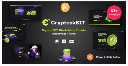 Crypteck: Crypto & NFT WordPress Theme