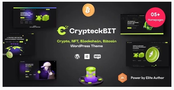 Crypteck: Crypto & NFT WordPress Theme