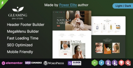 Gleaming WP – Spa and Beauty WooCommerce Theme