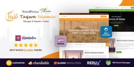 Taqwa – Islamic Center WordPress Theme