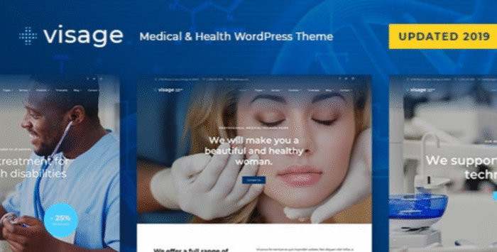 Visage – Medical & Health WordPress Theme