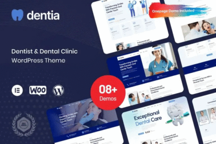Dentia - Dentista y Clínica Dental WordPress Tema