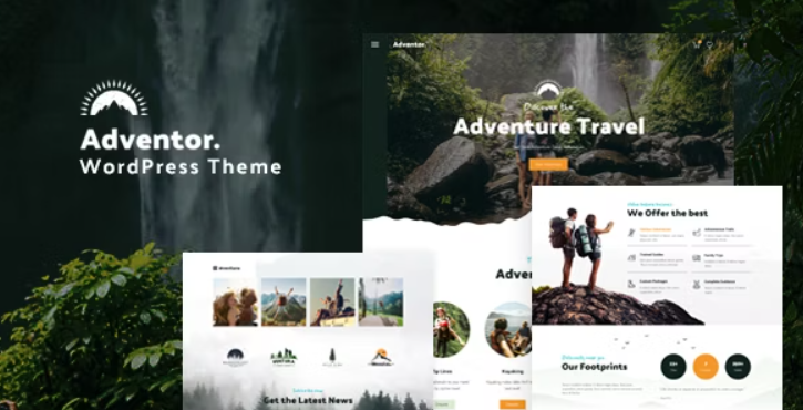Adventor – Travel Adventure, Tourism WordPress Theme
