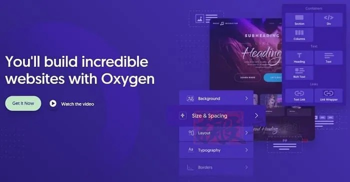 Oxygen Builder: Versatile WordPress Theme