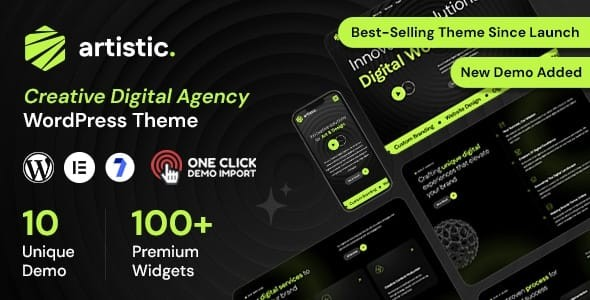 Artistic – Digital Marketing Agency WordPress Theme