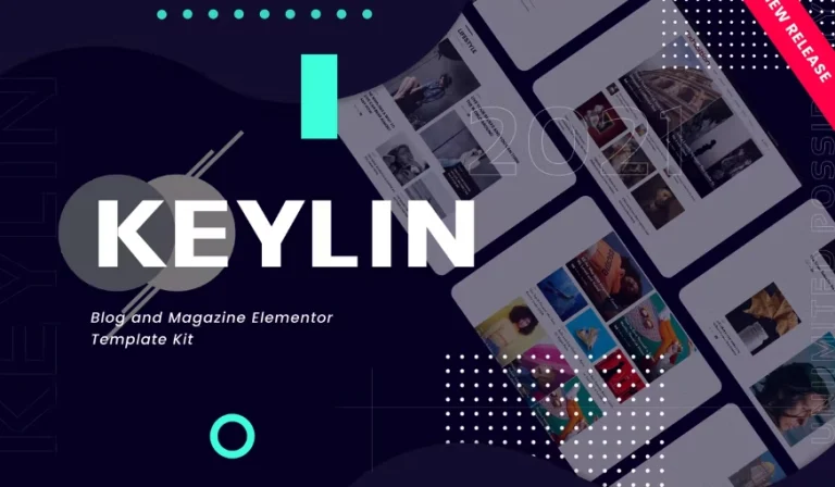 Keylin – Blog & Magazine Elementor Template