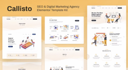 Callisto – SEO & Digital Marketing Agency Elementor Template