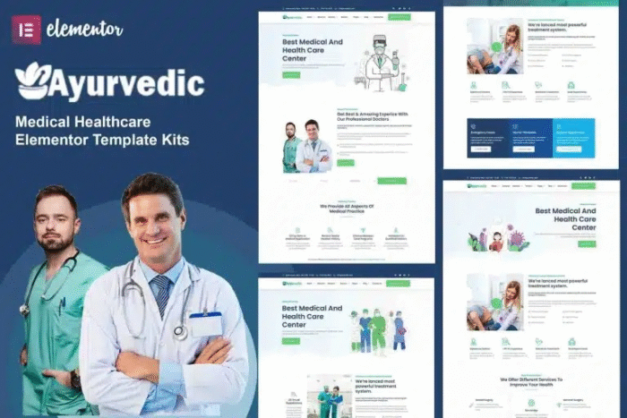 Ayurvedic – Medical Healthcare Elementor Template