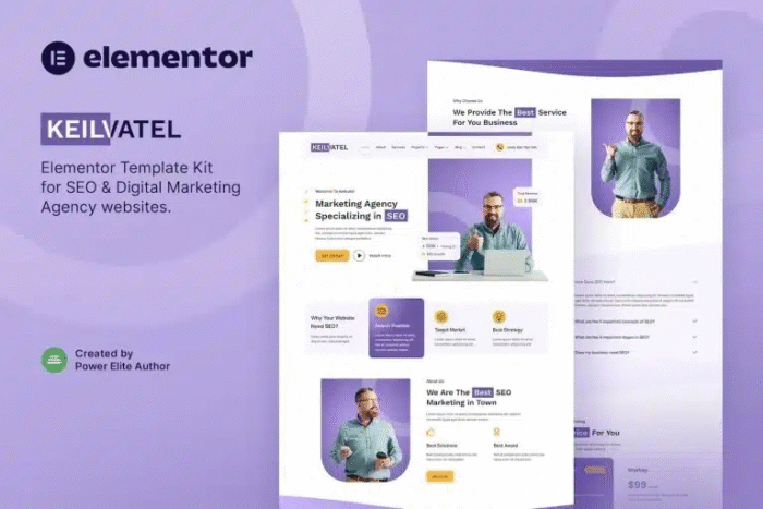 Keilvatel – SEO & Digital Marketing Agency Template Kit