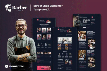 Barber 1997 – Barbershop Elementor Template