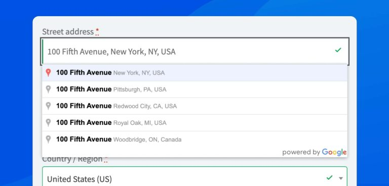 Google Address Autocomplete for WooCommerce – By Fluid Checkout Google Address Autocomplete for WooCommerce – By Fluid Checkout