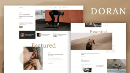 Doran – Blog & Magazine Elementor Template