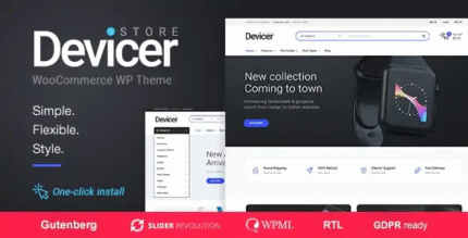 Devicer Electronics Mobile Tech Store Theme