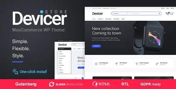 Devicer Electronics Mobile Tech Store Theme