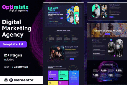 Optimistx – SEO & Digital Agency Elementor Template