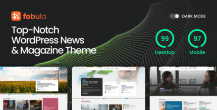 Fabula – News & Magazine WordPress Them