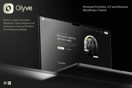 Olyve – Personal Portfolio WordPress Theme