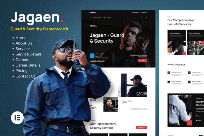Jagaen – Guard & Security Service Template