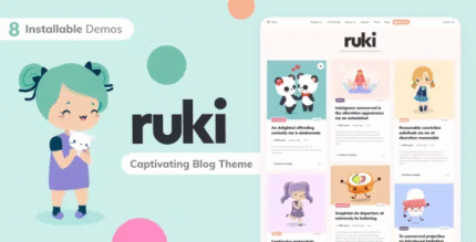 Ruki – A Captivating Personal Blog Theme