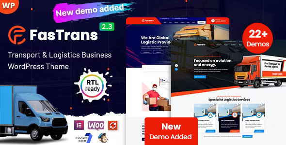 Fastrans – Logistics WordPress Theme