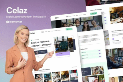 Celaz - Plataforma Digital de Aprendizaje Elementor Website Kit