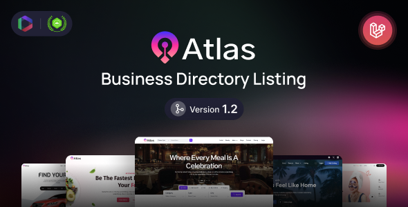 Atlas Laravel Business Directory Listing v1.3.1 (Nulled)
