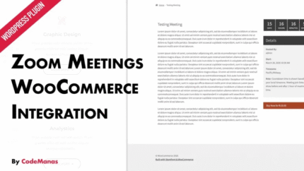 Integración de Zoom para WooCommerce