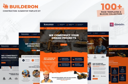 Builderon – Construction Elementor Template