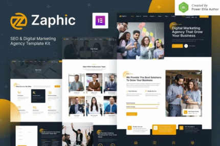 Zaphic – SEO & Digital Marketing Agency Elementor Template