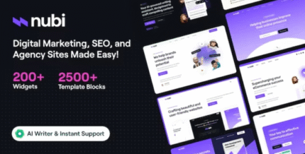 Nubi – Digital Marketing & SEO WordPress Theme