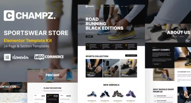 Champz – Sneakers & Sports Apparel Online Store Template