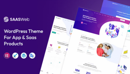 Saasweb – WordPress Theme For App & Saas Products