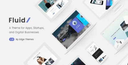Fluid - Startup y App Landing Page Theme