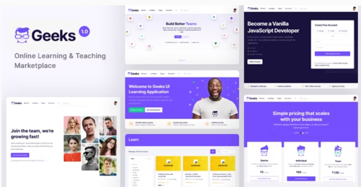 Geeks – Online Learning Marketplace WordPress Theme