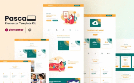 Pascal – Payment App Business Elementor Pro Template