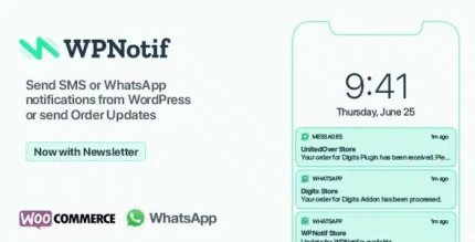 WPNotif: Notificaciones de mensajes SMS y WhatsApp en WordPress