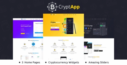 CryptApp - Página de aterrizaje