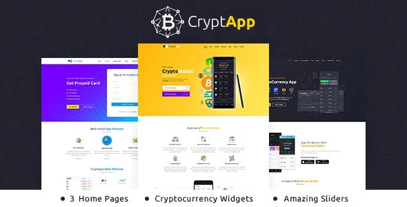 CryptApp – Landing Page CryptApp – Landing Page