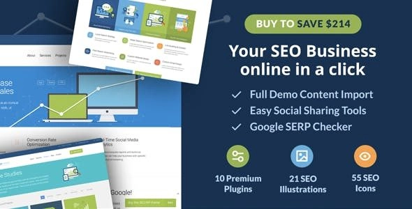 SEOWP Digital Marketing Agency and SEO WordPress Theme