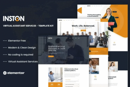 Inston – Virtual Assistant Services Elementor Template Kit