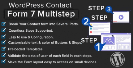 Formulario de Contacto WordPress 7 Multistep