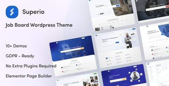 Superio Job Board WordPress Theme Superio Job Board WordPress Theme