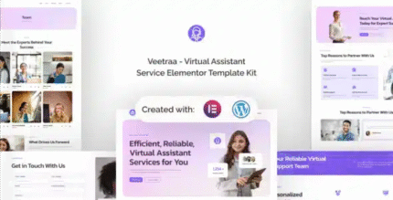 Veetraa Virtual Assistant Service Elementor Kit