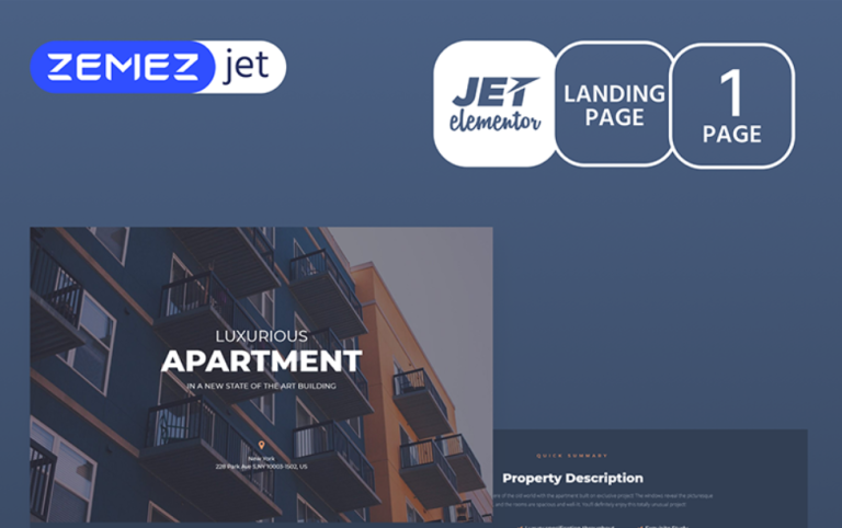 Appartamo – Real Estate – Jet Elementor