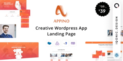 Appino – Creative WordPress App Landing Page